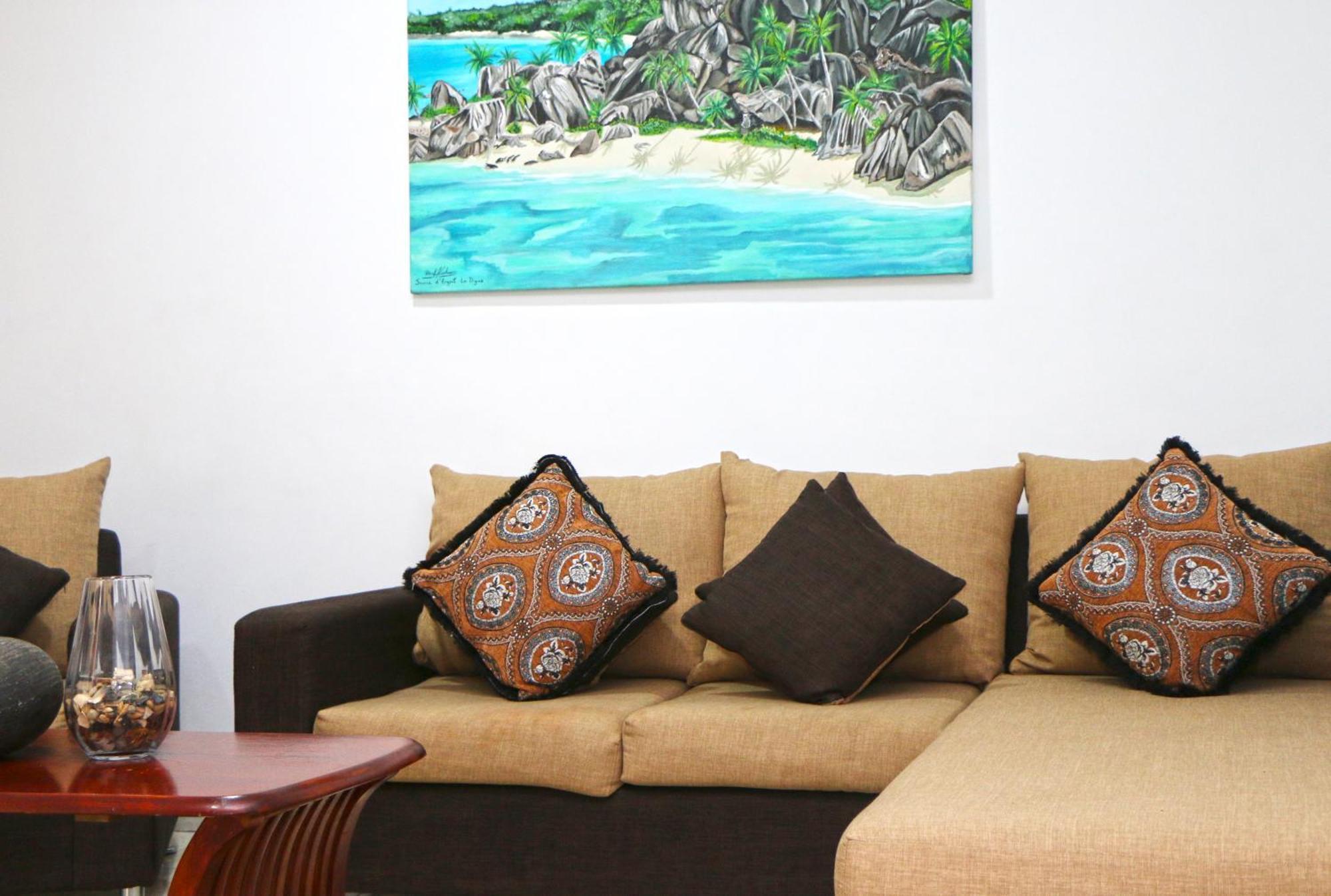 Ocean Blue Bay Apartment Anse Volbert Village  Luaran gambar