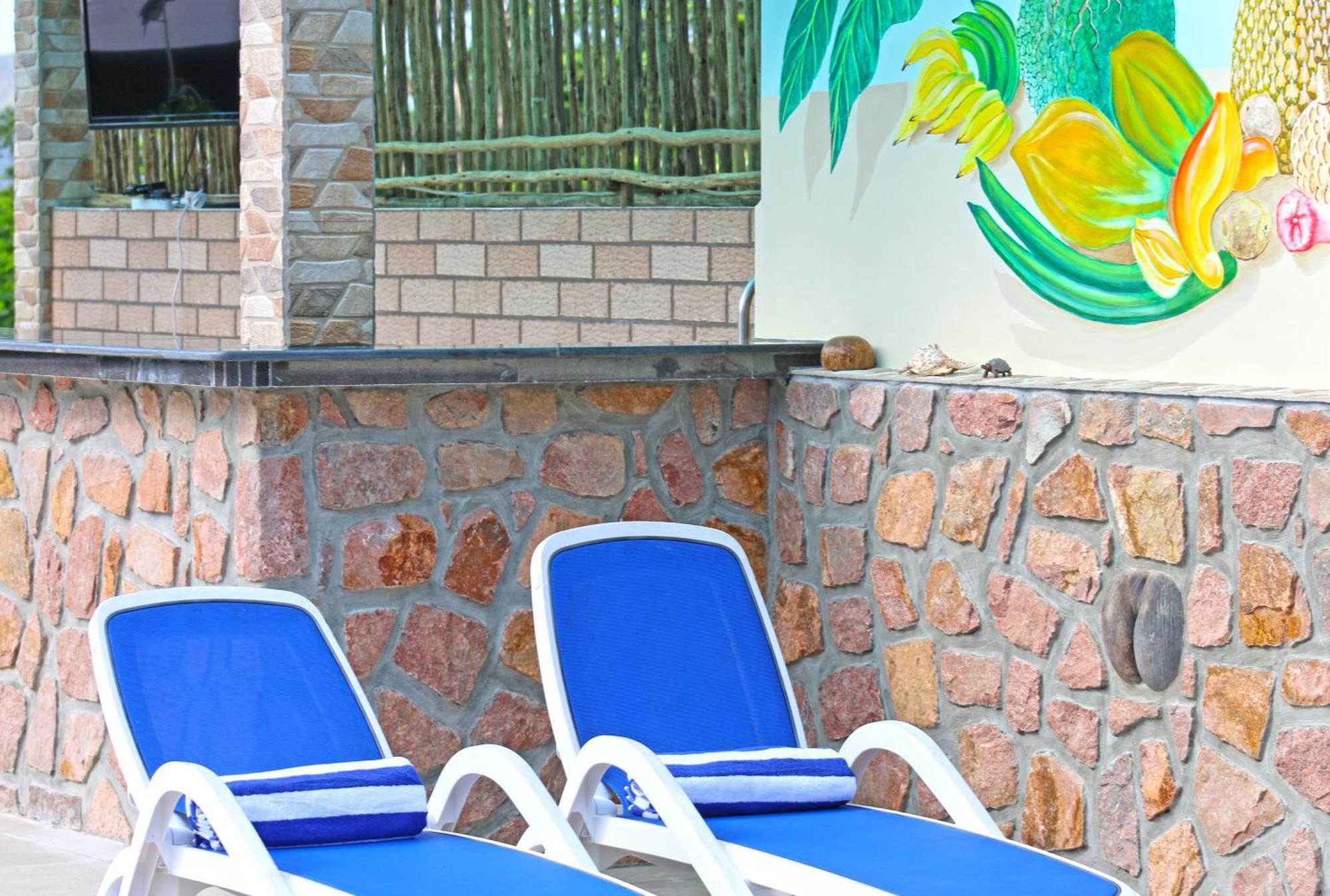 Ocean Blue Bay Apartment Anse Volbert Village  Luaran gambar